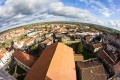Nueil les Aubiers depuis le clocher de l'église